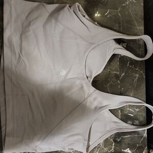 Lulu Align Tank Lavendar With Pad Cup Inserts Size 6